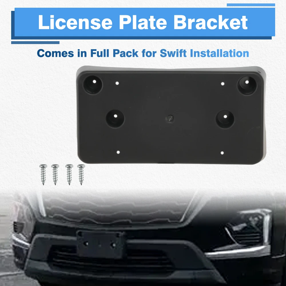 

For Chevrolet Traverse LS LT RS 2022 2023 2024 Car Front Bumper License Plate Frame Mounting Holder Bracket 84426599 GM1068231