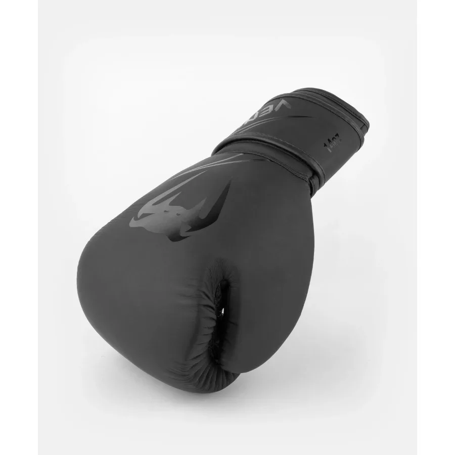 복싱 글러브 - 16온스, 남녀공용, 합성 가죽 트레이닝 글러브(복싱 및 백 작업용) - 블랙