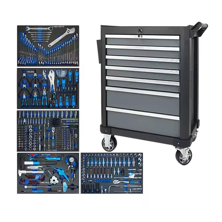 

Automatic Repair Comprehensive Tools 7-Drawer Rolling Tool Cabinet Car Repair Workshop Maintenance Toolbox Cart