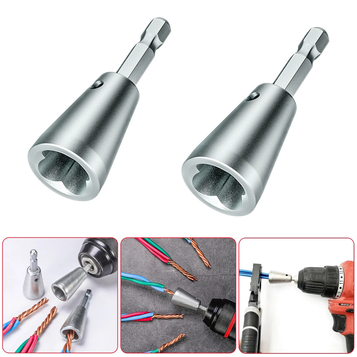 

Быстрый электрический разделитель проводов без зачистки, автоматический универсальный электрический выравниватель проводов, инструменты для скручивания проводов из углеродистой стали, 1/5/10 шт.