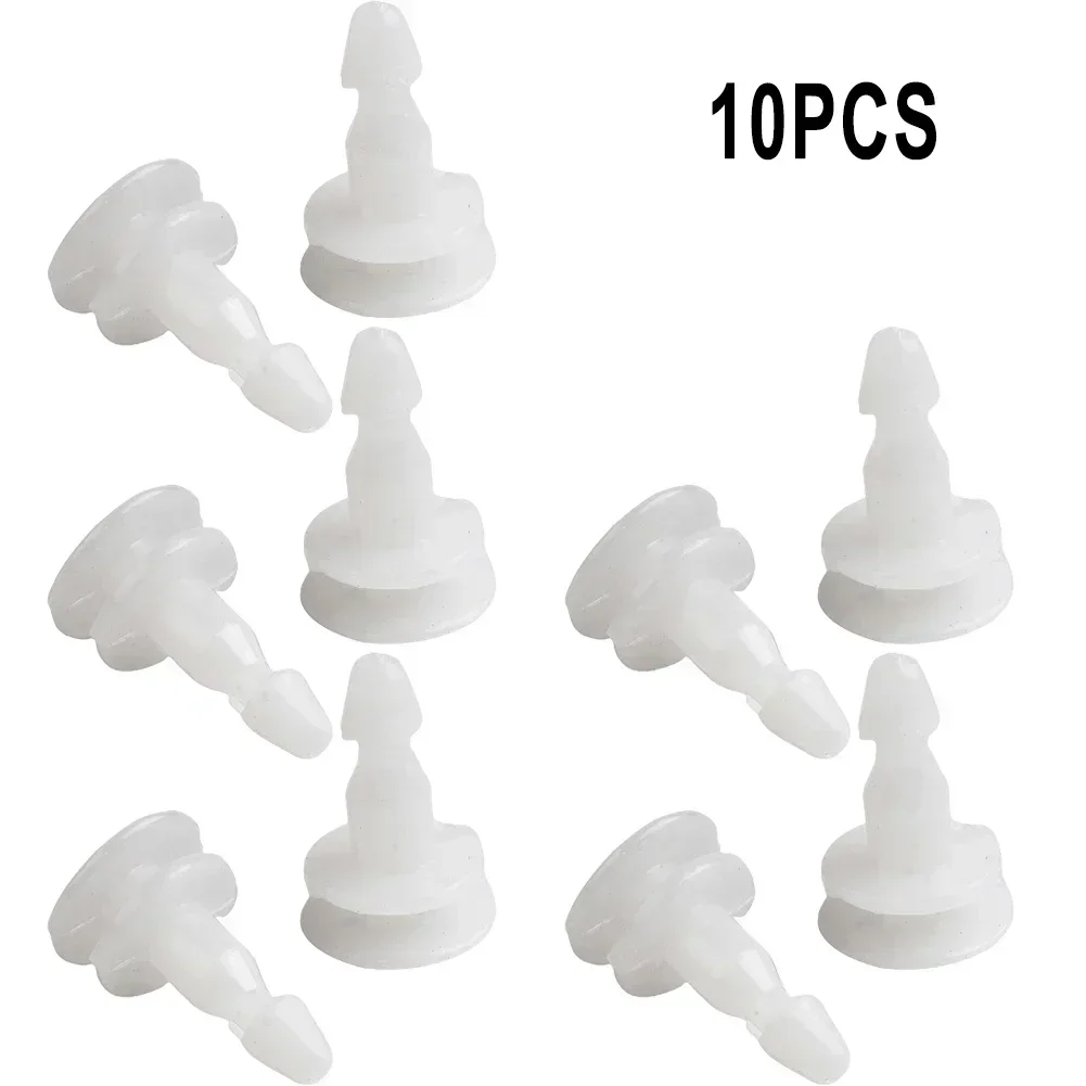 Fastener Wheel Fender Clips 10pcs Accessory Anti Wear Buckle Flared Moulding White For Nissan Navara D22 Patrol