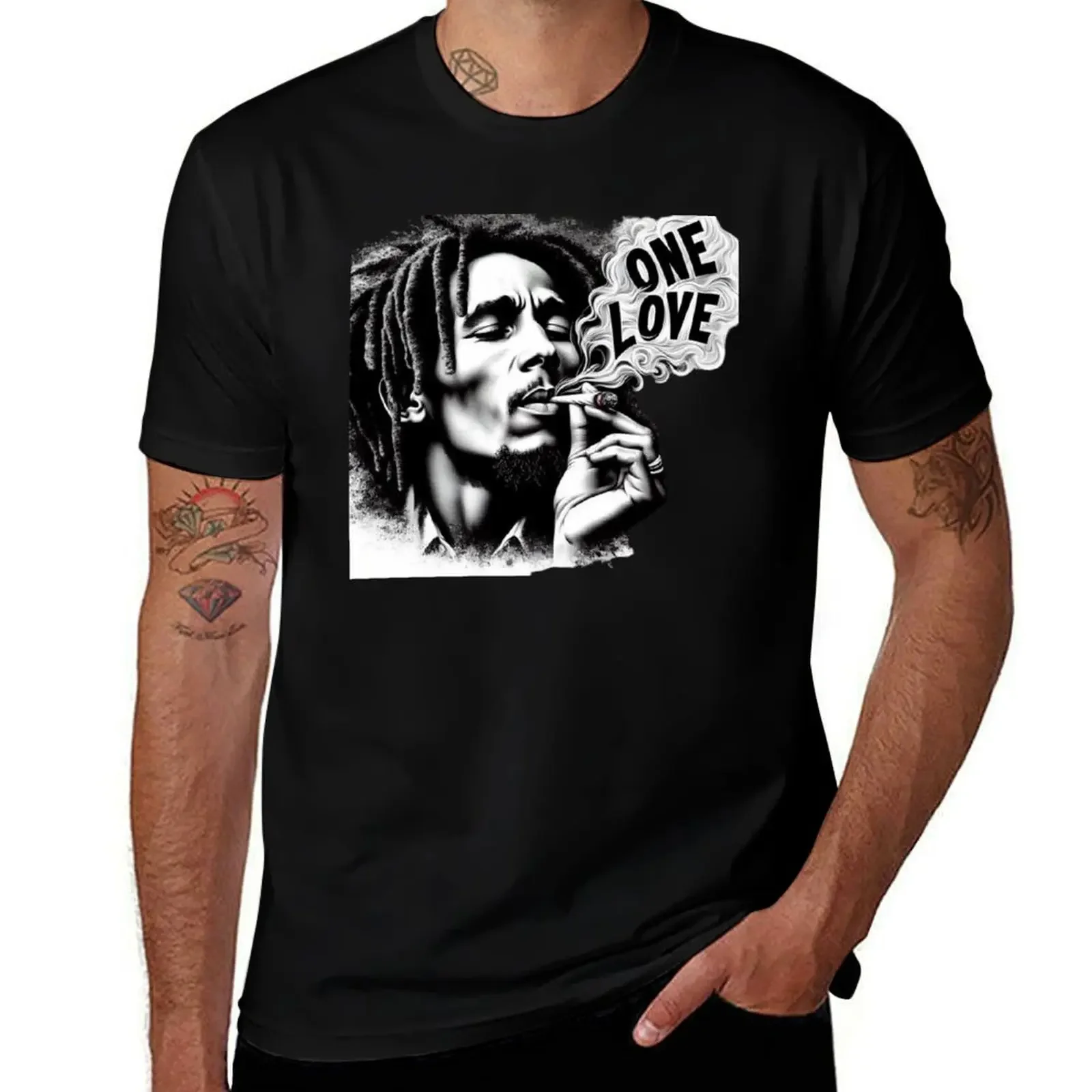 

BOB MARLEY T-Shirt Personalized t-shirt graphic t shirts hippie clothes shirts graphic tee men