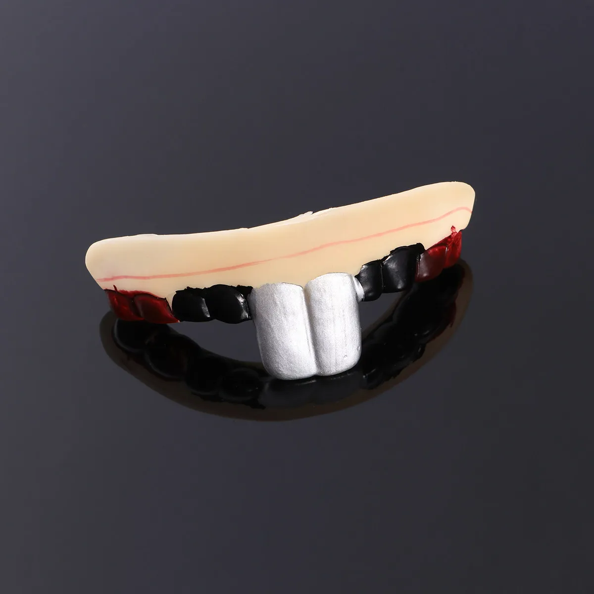 

False Teeth Halloween Decor Prop Cosplay Props Front Tooth Replacement Fangs Fake Toys