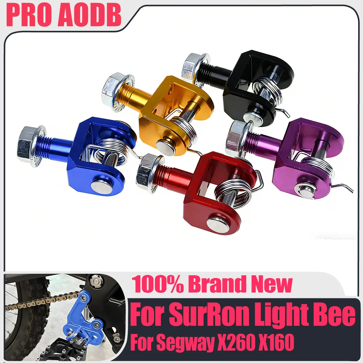 

CNC Electric Motorcycle Bike Footpegs Rest Foot Pegs Link Bracket For Sur-Ron Surron Light Bee X & Light Bee S Segway X160 X260