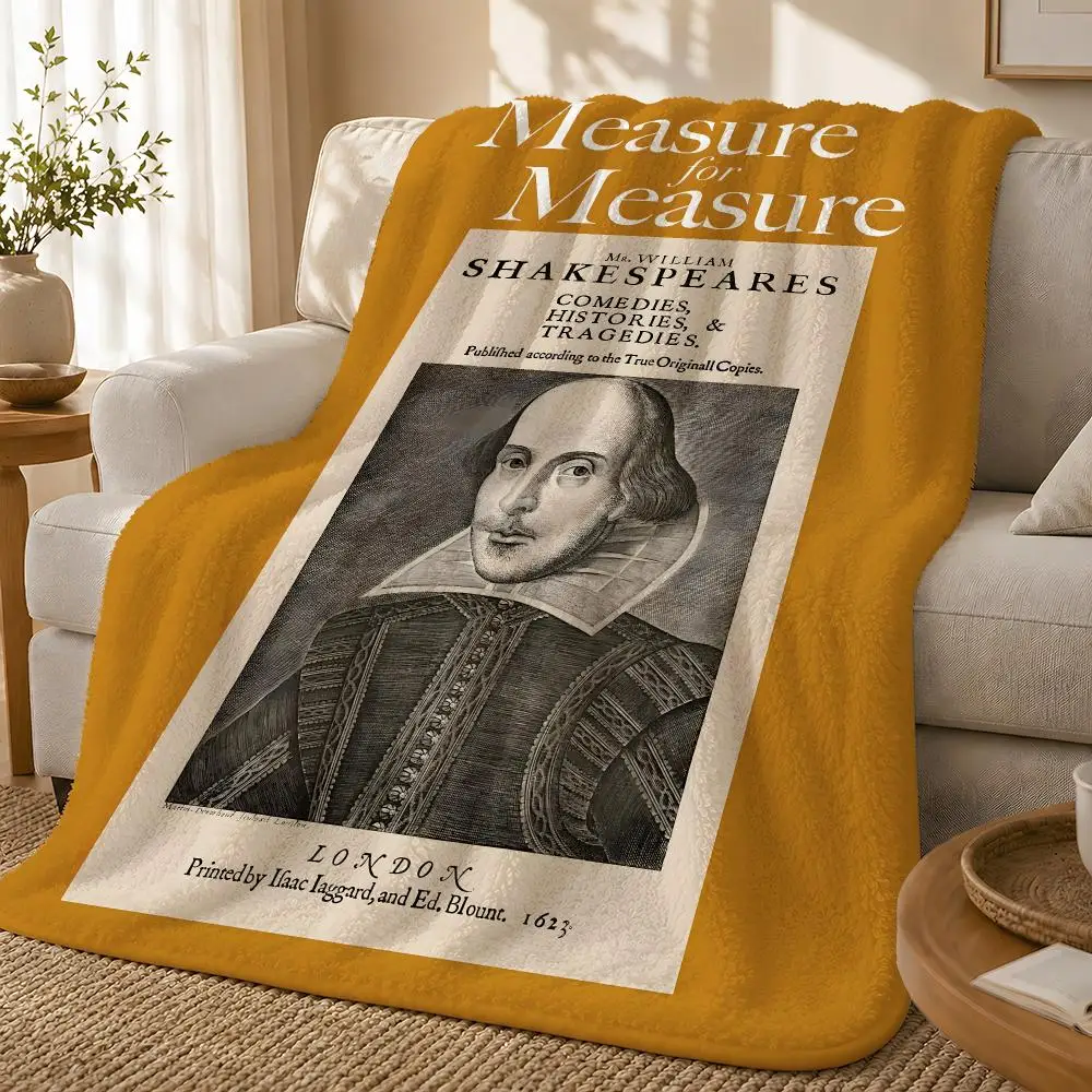 Measure For Measure Throw 1pc Flannel Blanket Soft Lightweight Warm Cozy For Bedroom Sofa Bed