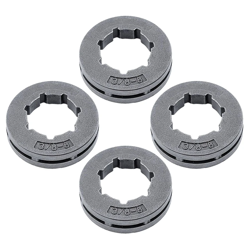 4Pcs 3/8 Inch 8T Sprocket Rim For STIHL 064 066 088 090 MS660 MS880 Husqvarna 394 395 Chainsaw