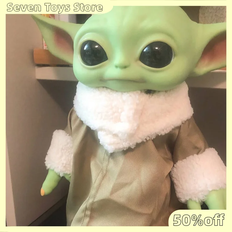 スターウォーズ-マンダロリアン-28cm-ヨーダ-ベイビー-グローグ-アクションフィギュア（ノースピーク）ぬいぐるみ服-かわいいモデル-コレクトドール-おもちゃ-誕生日プレゼント