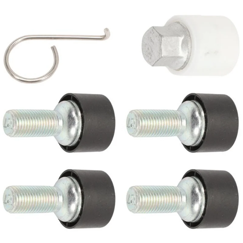 A84E-000071597D 000-071-597-D Wheel Lock Bolt Kit Anti-Theft Wheel Bolt Lock For VW Jetta