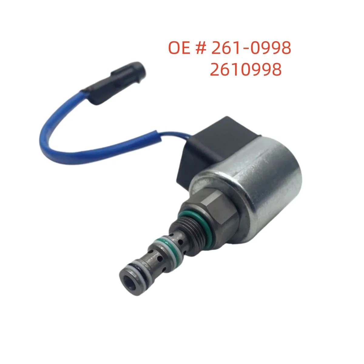 high quality new 261-0998 2610998  Hydraulic solenoid valve For 24V excavator accessories E307B E307C engine