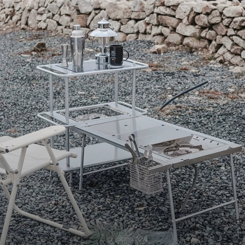 

Folding Camping Table Pliable Garden Portable Barbecue Table Ultralight Patio Mesa Plegable Camping Furniture Outdoor