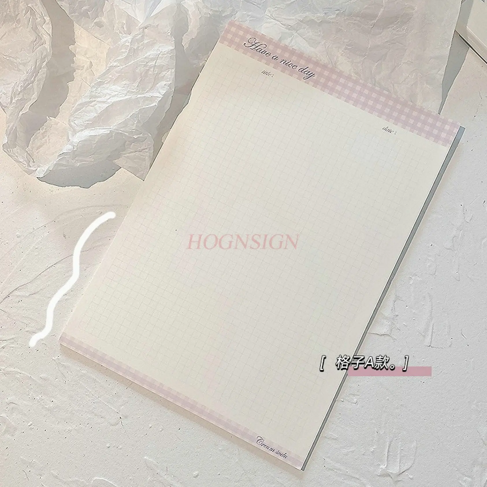 1book Minimally designed notebook, student notebook, cute notebook, photo paper notebook, non stick sticky notebook
