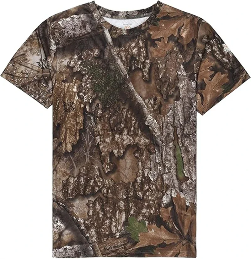 Camo Jungle Graphic Sommer Herren T-Shirt 3D-Druck Camouflage Spaß O-Ausschnitt Kurzarm Oberteil Unisex Locker Lässig Y2k Kleidung Tee – Detail 7