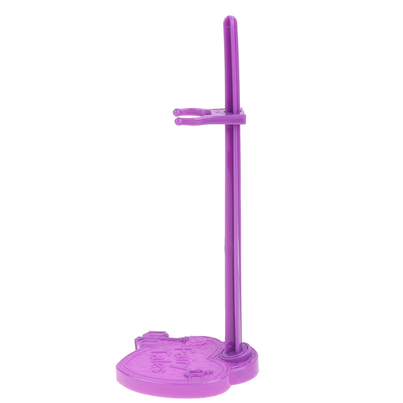 5Pcs/lot Waist Doll Stand Display Holder Model Purple Support Toys Model Accessories