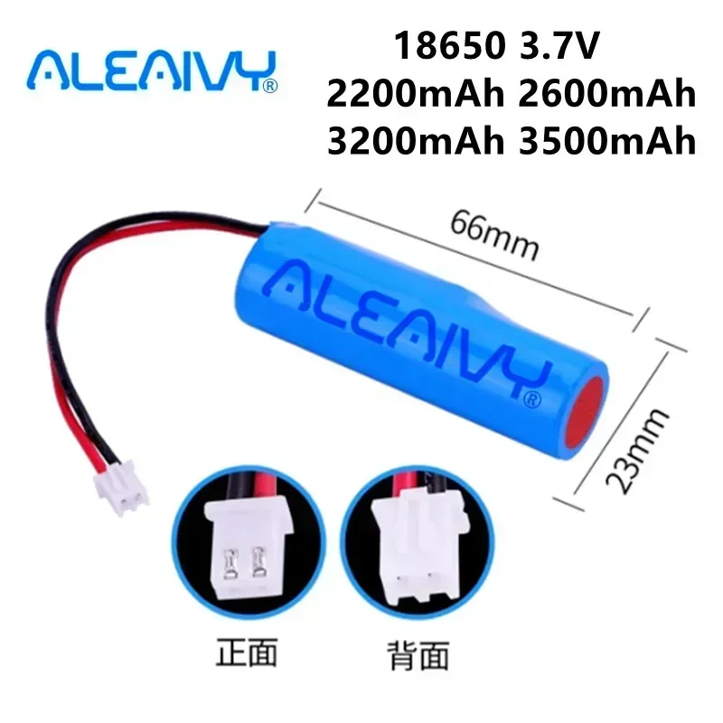 แบตเตอรี่ลิเธียมชาร์จไฟได้3.7V 18650 2200mAh 3000mAh ไฟ LED สำหรับตกปลาแบตเตอรี่บลูทูธ4.2V แบตเตอรี่ DIY ฉุกเฉิน