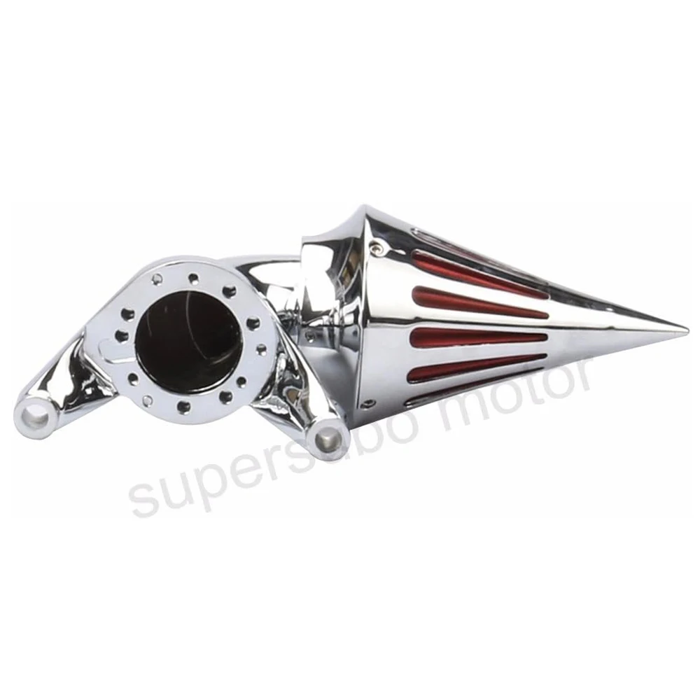 

Kit-Cone Spike Air Cleaner Harley V-twin air Intake system Harley CV Carburetor Delphi V-Twin air filters chrome