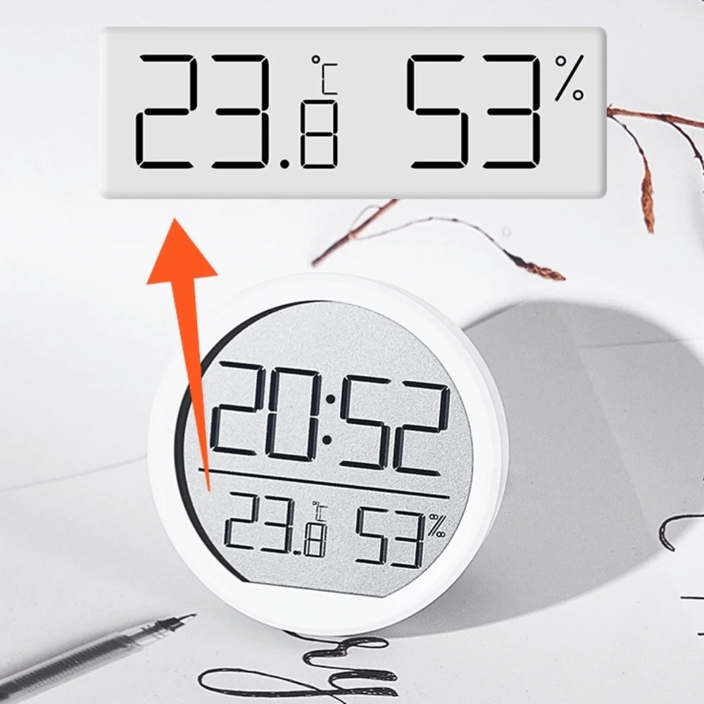 Magnetic Digital Clock LED Black White Home Hygrometer Multi-Functional Temperature Display Kitchen Alarm Timer Home Use