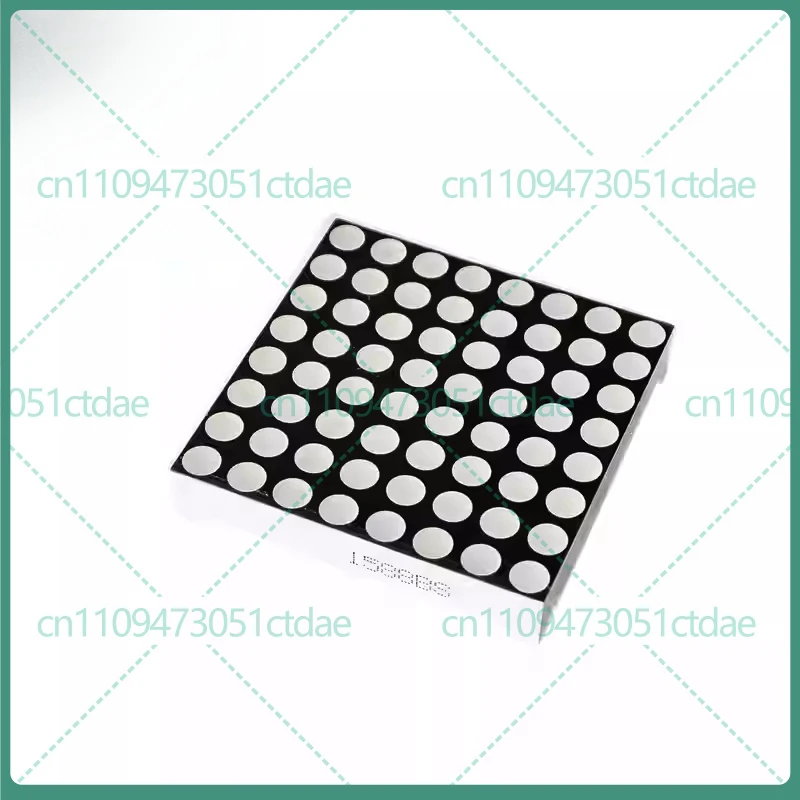 10-50pcs For 3.75mm 8x8 Red High Bright Dot Matrix Module 1588BS