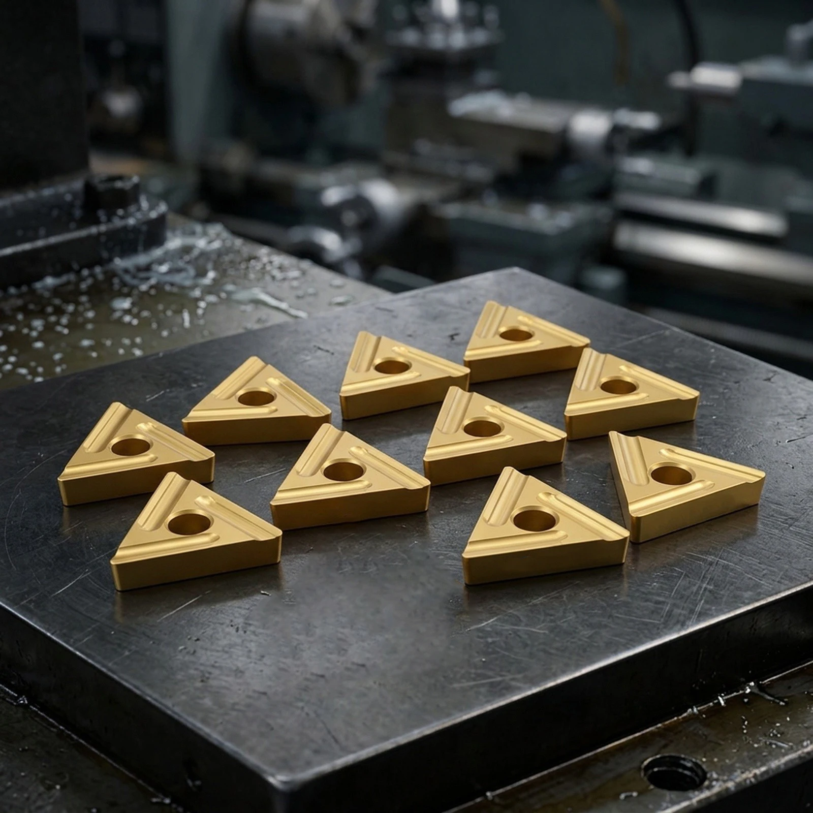 Carbide Insert Carbide Cutting Tools As Shown In The Figure CNC Carbide Inserts Chip Breaking Control Continuous Turning