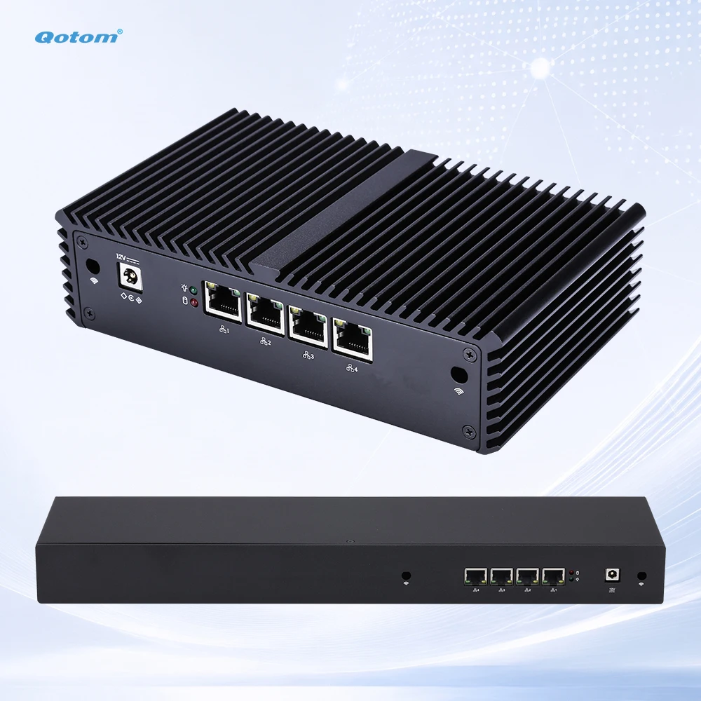 4 LAN Mini PC Core I3 I5 I7 Processor, Intel I210/ I226V LAN, Soft Router Mini Case/1U Rack Options, Barebone DDR3 MSATA
