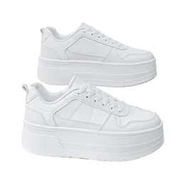 2024 New Style Casual Shoes For Women, Ladies Platform Shoes, White Shoes, Comfortable Sneakers, Increase Height By 5cm