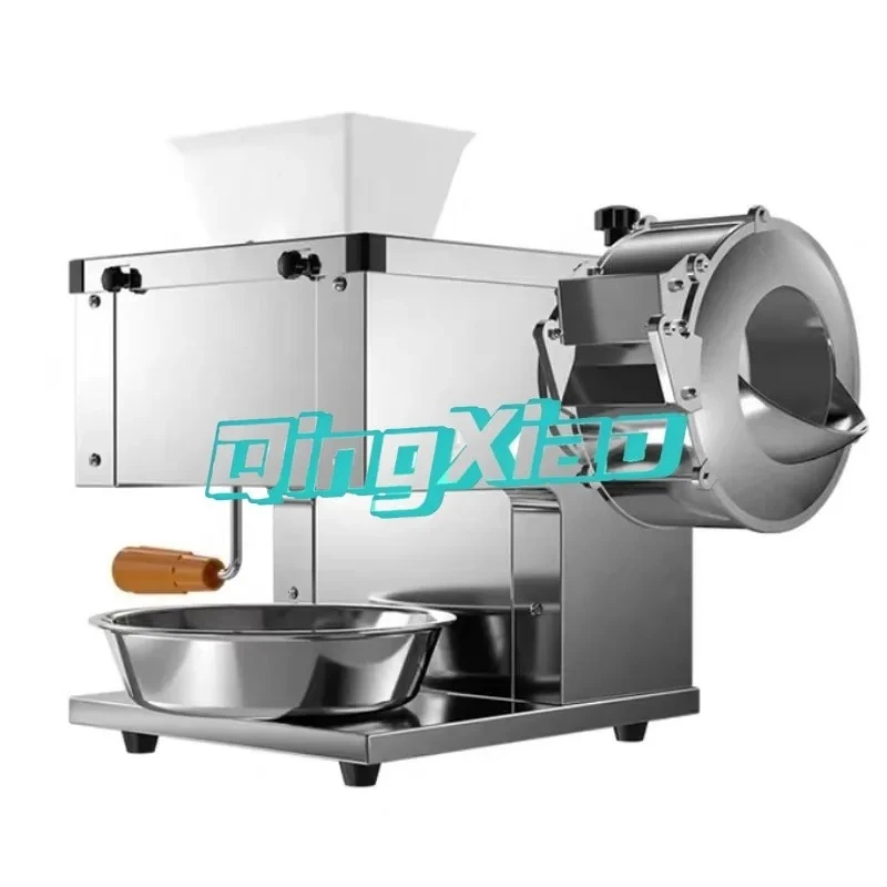 Commercial Electric Meat Grinder Stainless Steel High Power Fully Automatic Multifunctional Sausage Stuffer Meat Mincer Small