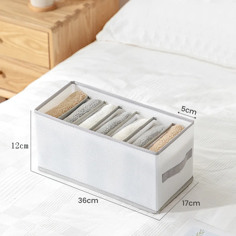 

Storage Baskets Clothes Storage Box Divider Box Drawer Organizers Underwear Bra Sock T-Shirt Pants Compartment Boxes Home Storag