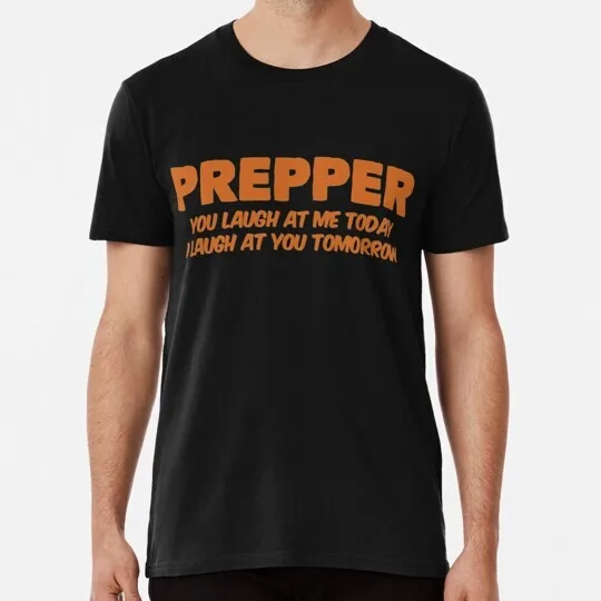 Camiseta Prepper Tamanho S a 5XL