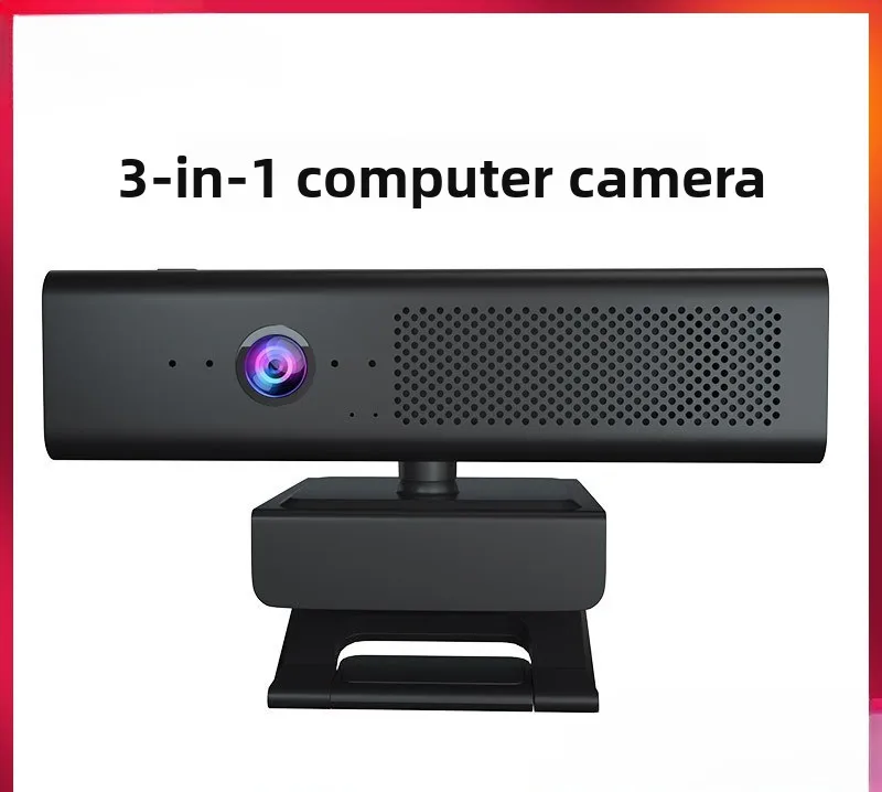 USB video network digital camera, 3-in-1 online class computer camera with microphone and speaker
