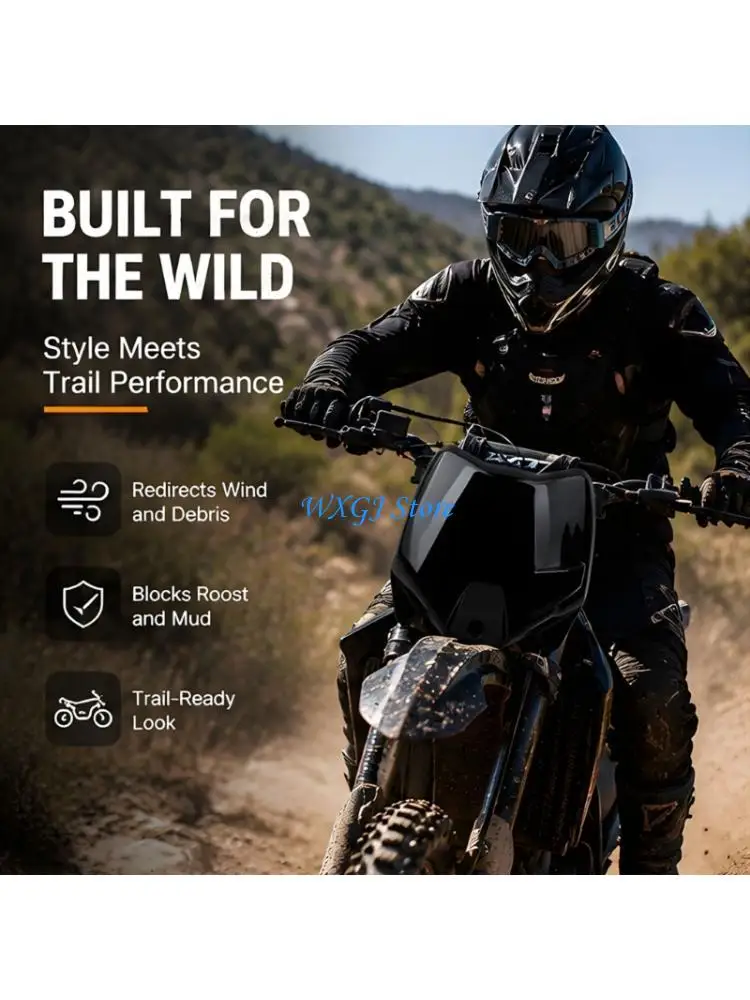 37JE Sturdy ABS Construction Motorcycle Front Cover For Difficult Landscapes