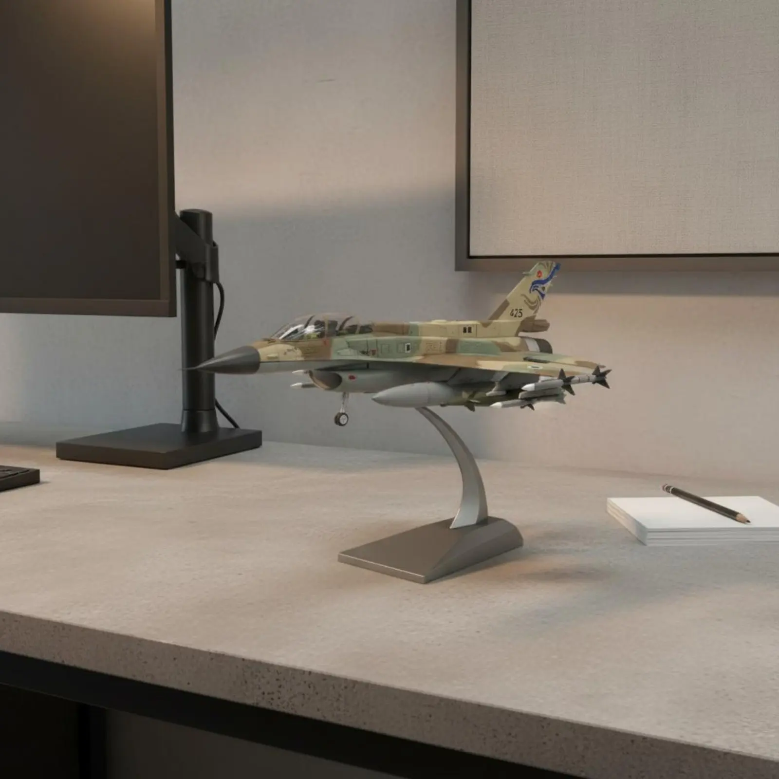 

F-16I Sufa Model High Intricate Israeli F-16I Model Airplane Aircraft Detailed Finish Display Represent Collectors