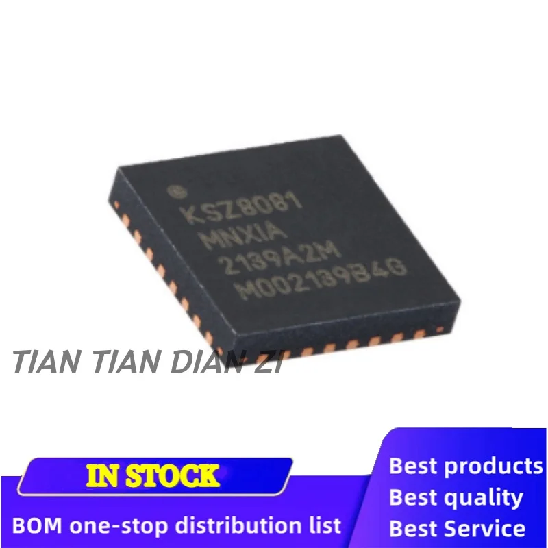 1 ピース/ロット KSZ8081MNXIA KSZ8081MNXIA-TR QFN-32 ic チップ在庫あり