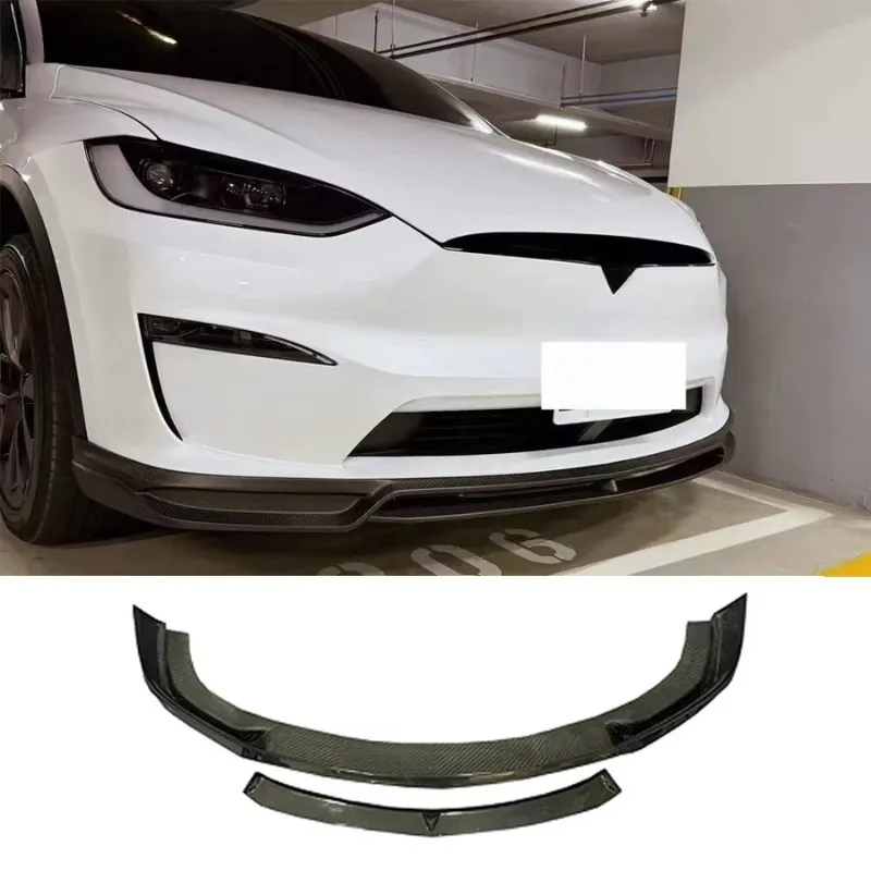 

Perfect for teslas Modelx Plaid Front Bumper 2021-2023 Body Kit CMS Style Front Lip