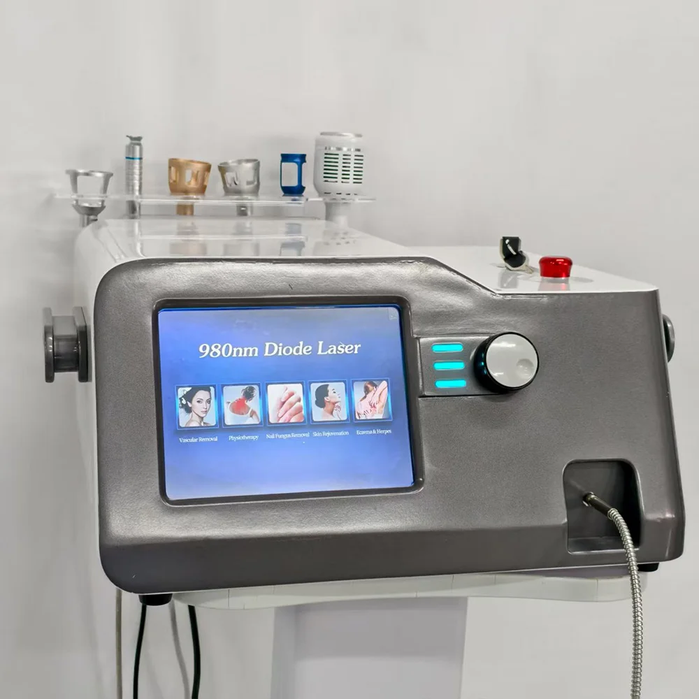 

4/5/6-in-1 980nm diode laser vascular vein removal nail fungus removal device Skin fungal infection Beauty Care Equipment