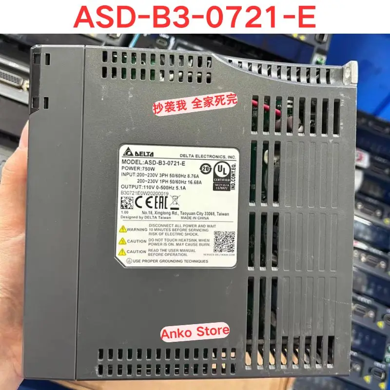Second-hand test OK  ASD-B3-0721-E 750W Driver