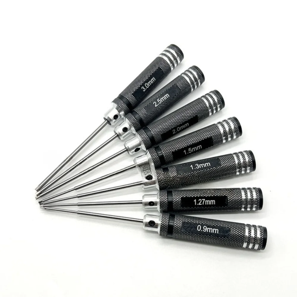 High Quality High-speed Steel Hex Screwdriver Tool Multi-specification Hex Type Screwdriver Repair Tools Airplane Model