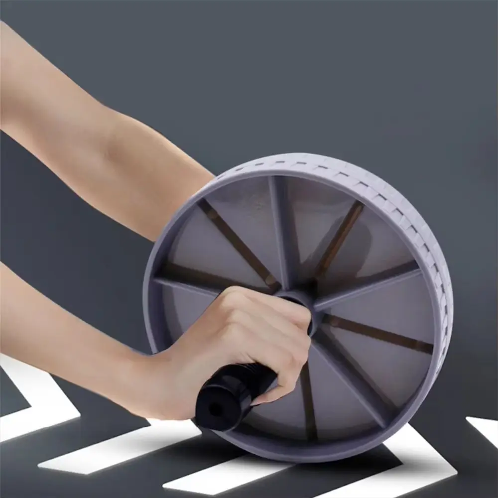 

Strong Load Bearing Abdominal Workout Roller Single Wheel No Noise AB Roller Non-slip Thicken Abdominal Exercise Wheel