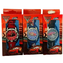 Reloj de dibujos animados para niños, pulsera de cuarzo con correa de PU, con diseño de Spiderman, Mickey y Minnie, ideal para regalo de Navidad