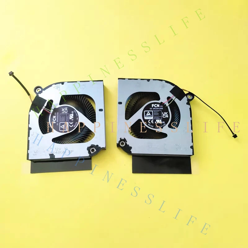 Y... New CPU GPU Fan DC12V 1A For Acer Predator Helios Neo 16 PHN16-71 Plastic Leaf