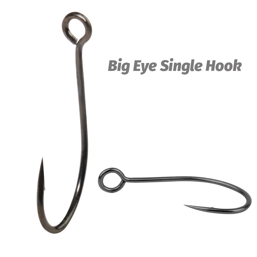 20PCS Big Ring Single Hooks 2# - Fishing Hook Circle review and price