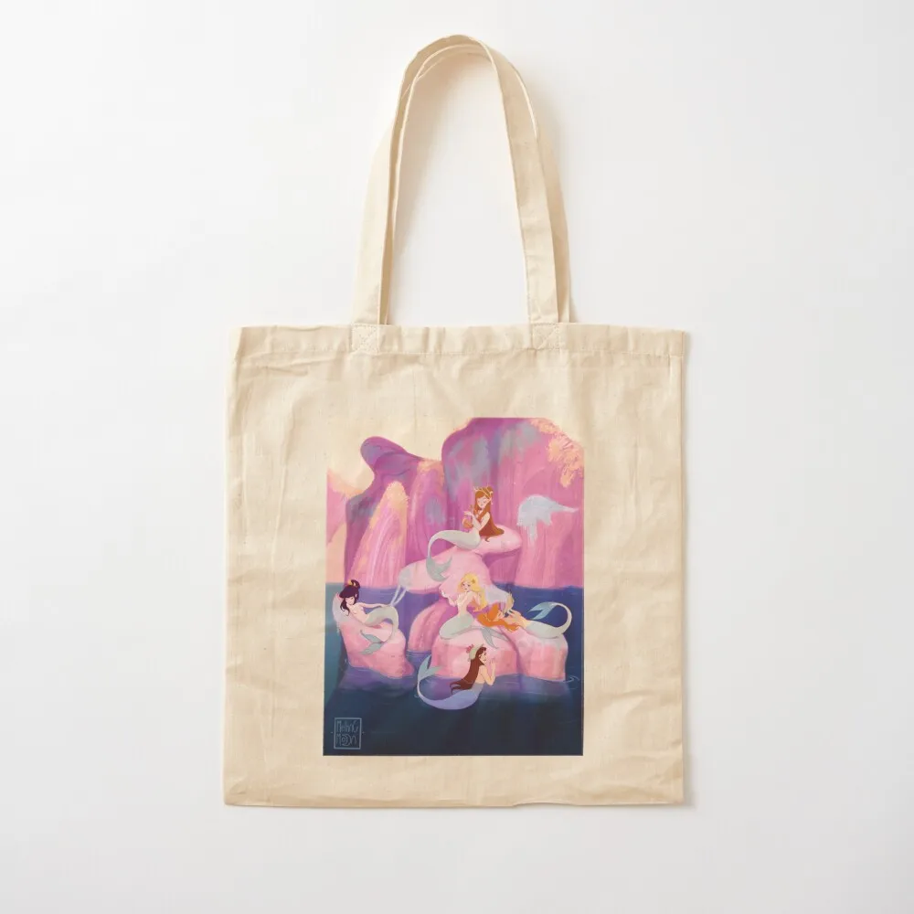 Mermaid lagoon Tote Bag shopper bags Canvas Lady bag