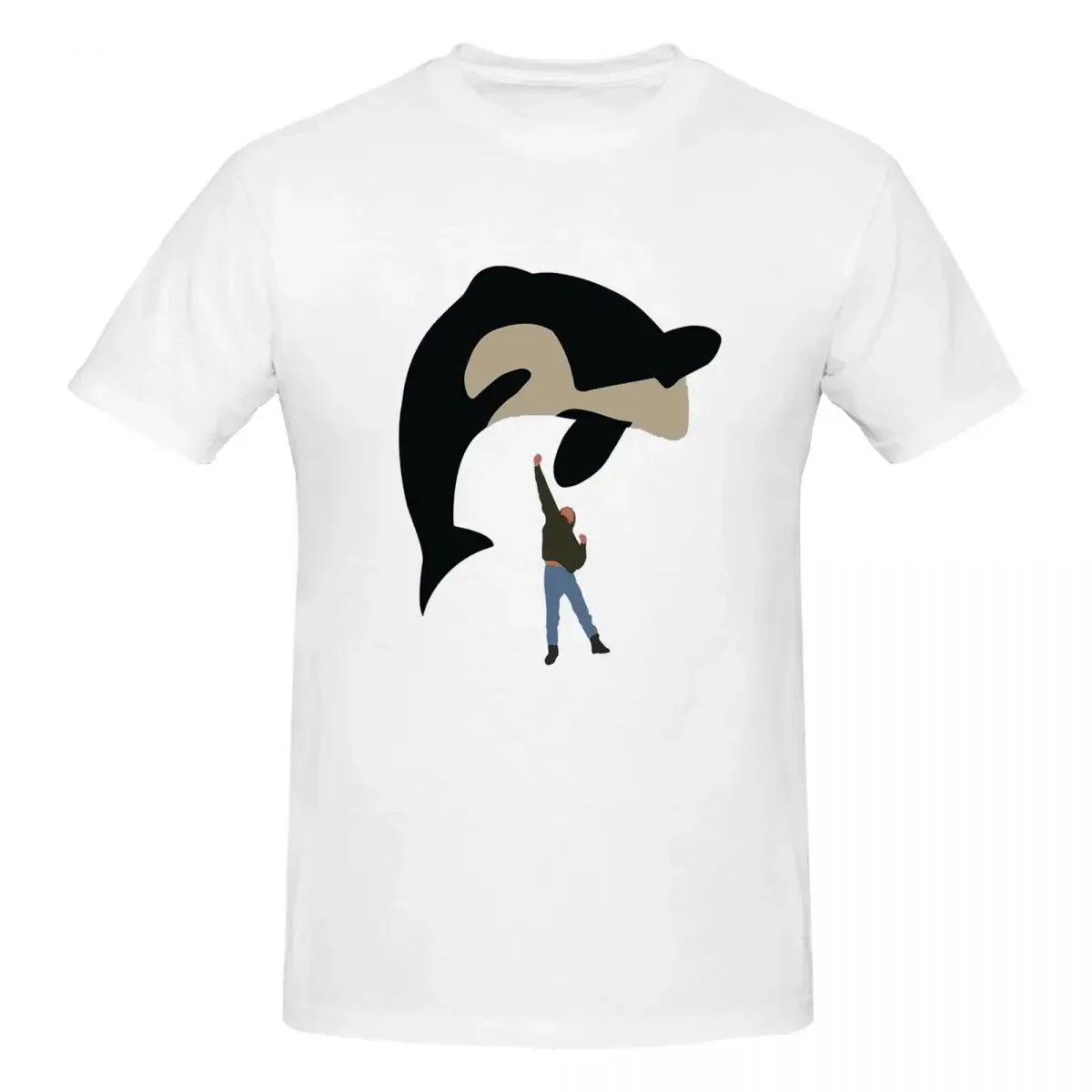 Free Willy 100% Cotton T-shirt Men Fashion T Shirts Men Round Neck Short Sleeve S-6XL