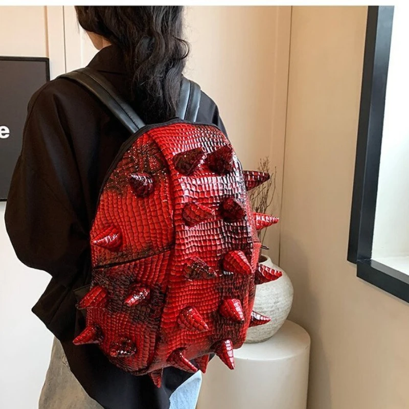 

New hedgehog backpack, travel portable tablet, men's and women's large-capacity student schoolbags