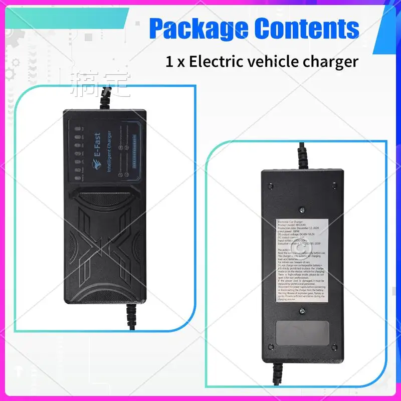 

AR-20AH Electric Vehicle Charger 7 Light Display Power Display Current Leakage Protection/Full Pulse EU Plug