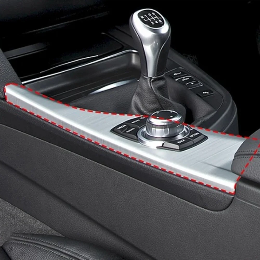 Carbon Fiber Center Console Panel Cover Car Console Cover For Bmw Car Interior Carbon Fiber Decal Exact Fit Guarantee