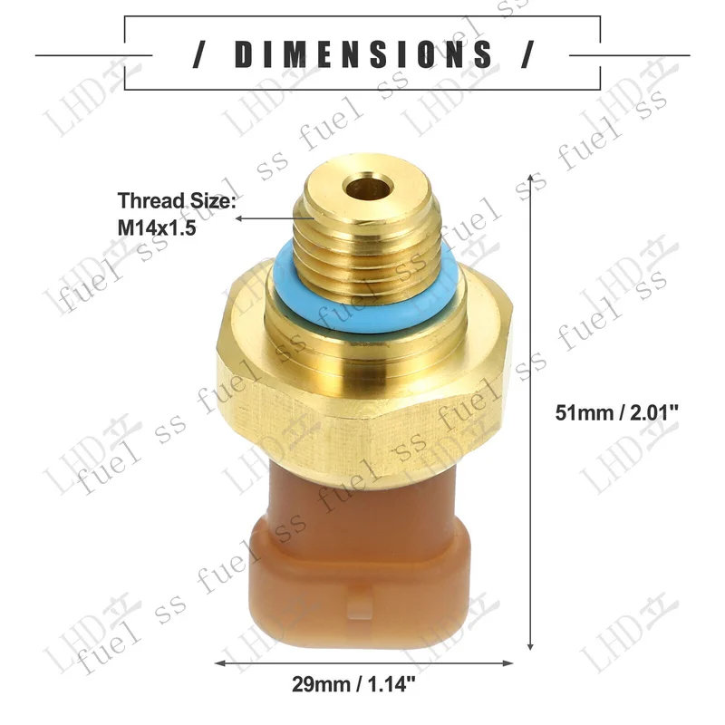 S+ 1 Pc Manifold Absolute Pressure MAP Sensor 3330141 4921493 For CUMMINS ISM N14*