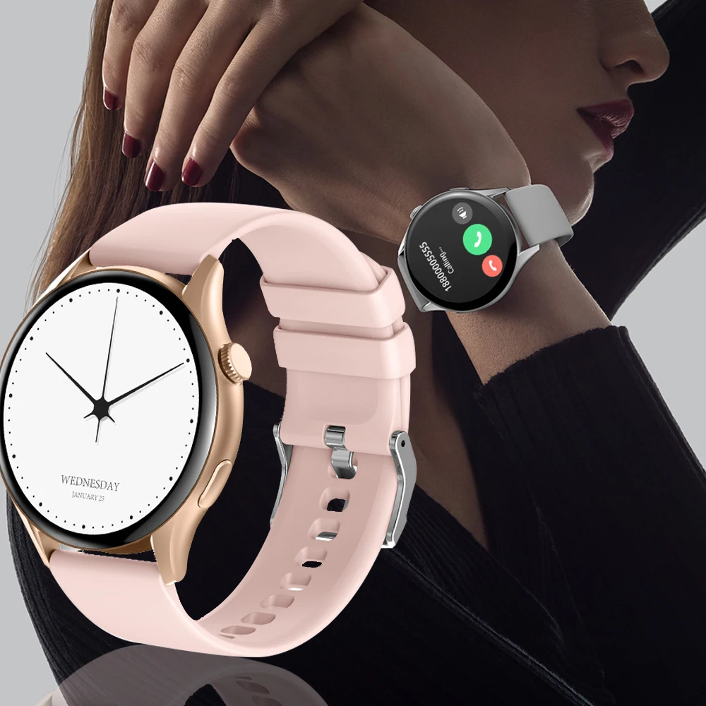 

New AMOLED Bluetooth call smartwatch heart rate blood pressure Waterproof Sleep Monitor Smart Watch Multiple sports modes