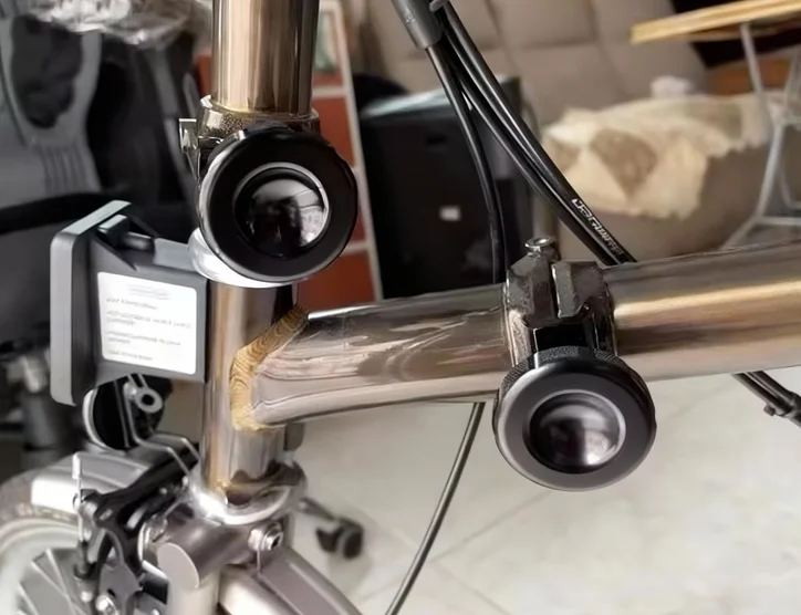 Taiwan JosePhkuosac For Perfect match Folding bicycle Refit Folding buckle Retro style Ribbon pattern Faucet style