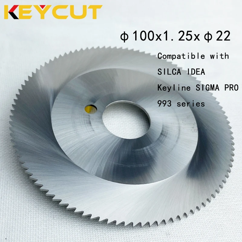 

Keyline Cutter 100x1.25x22mm WSPL1.25 Fits SILCA IDEA KEYLINE SIGMA PRO 993 series Key Machines Aftermarket Locksmith Tools