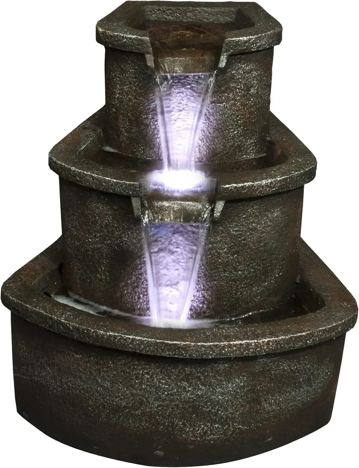 Cascading Floor Fountain W/LED Lights: 25