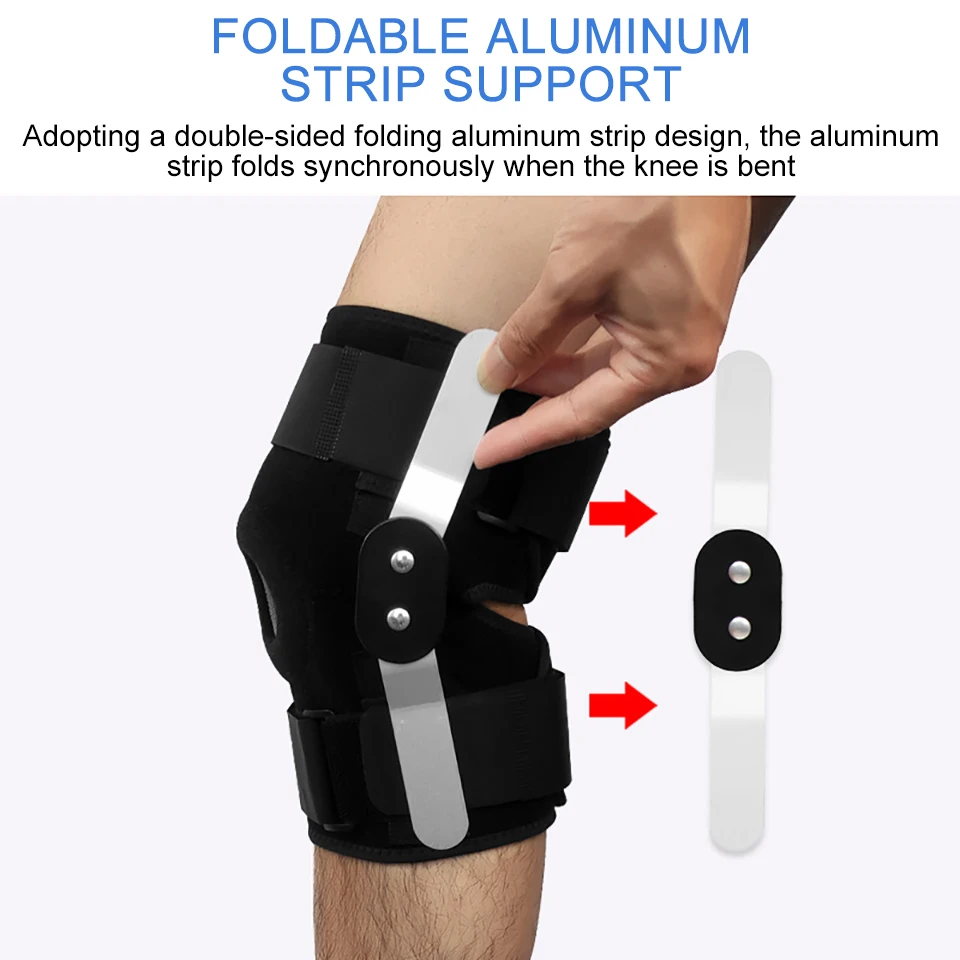 1Pcs Orthopedic Knee Pad Knee Brace Support Joint Pain Relif Patella Protector Guard Meniscus Ligament Adjustable Sport Kneepad